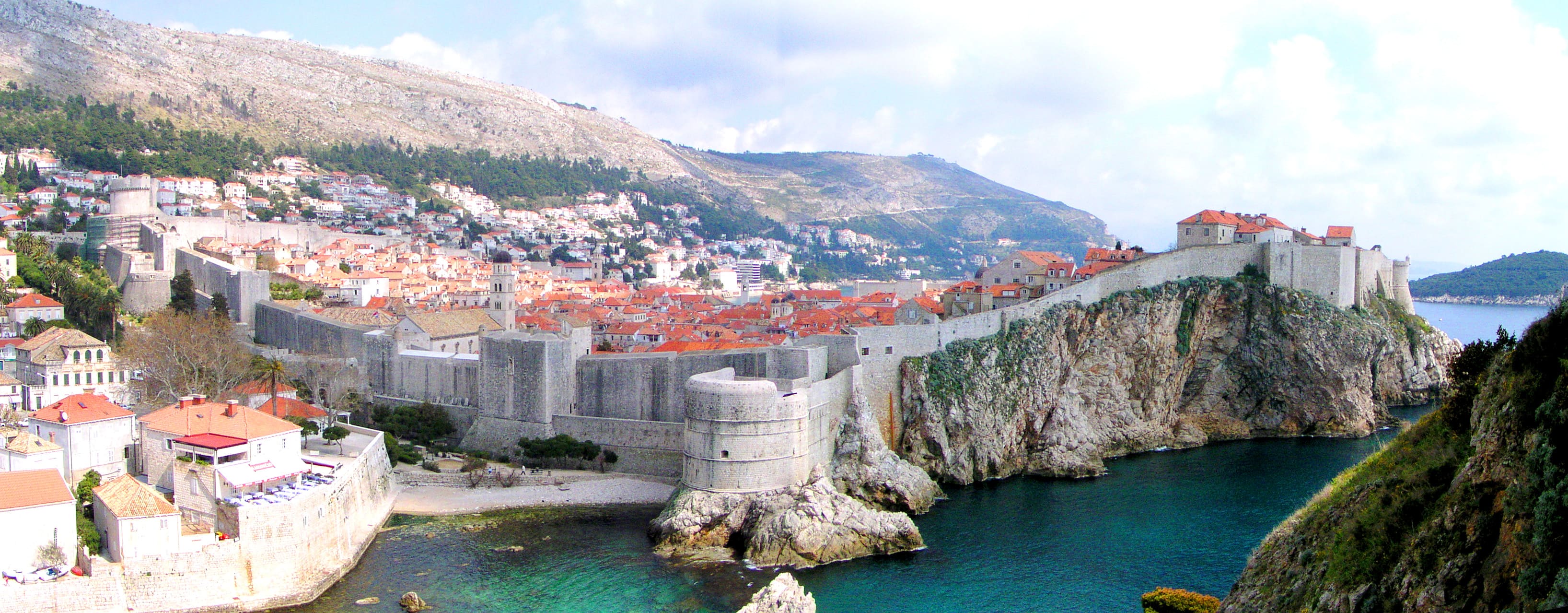 Dubrovnik, das frühere Ragusa, an der dalmatinischen Adria-Küste Kroatiens