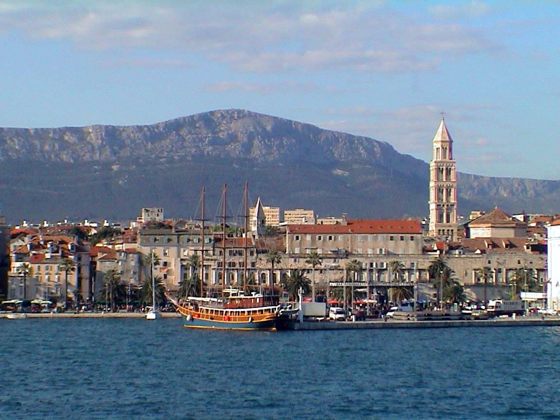 Historisches Stadtzentrum von Split an der Adriaküste