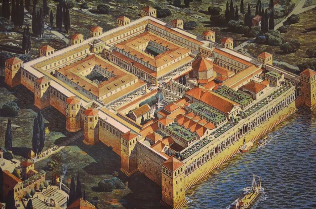 Diokletians-Palast nahe Salona, heute in Split