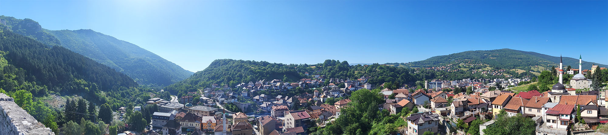 Panorama von Travnik